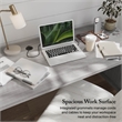 Somerset 72W Office Desk with Drawers in Platinum Gray - Engineered Wood