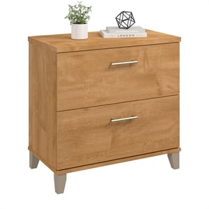 Somerset 2 Drawer Lateral File Cabinet in Maple Cross - Engineered Wood