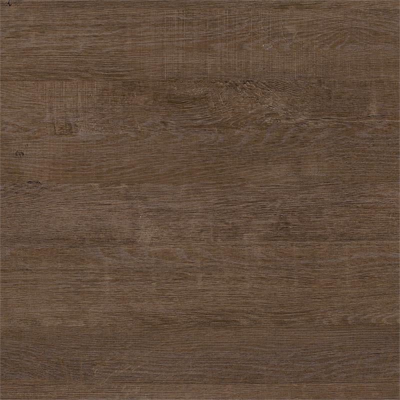 Salinas Small Computer Desk with Hutch in Ash Brown - Engineered Wood