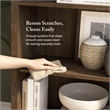 Salinas Tall 5 Shelf Bookcase in Ash Brown - Engineered Wood