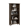 Salinas Tall 5 Shelf Bookcase in Ash Brown - Engineered Wood