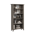 Salinas Tall 5 Shelf Bookcase in Driftwood Gray - Engineered Wood