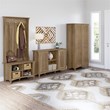 Salinas Tall Storage Cabinet with Doors in Reclaimed Pine - Engineered Wood