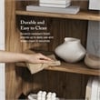 Somerset Tall 5 Shelf Bookcase in Fresh Walnut - Engineered Wood