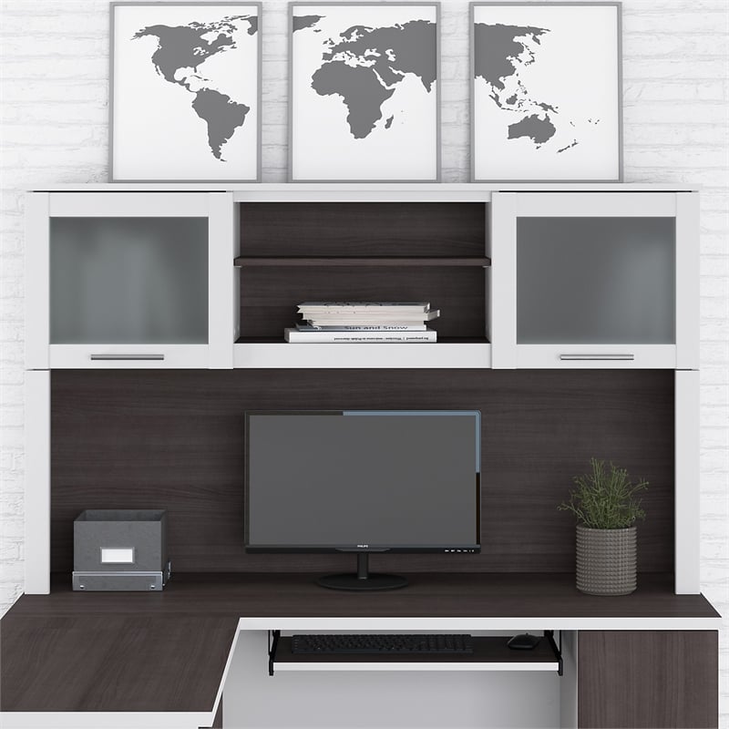 Somerset 60W Desk Hutch - Engineered Wood