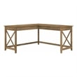 Key West 60W L Shaped Desk in Reclaimed Pine - Engineered Wood