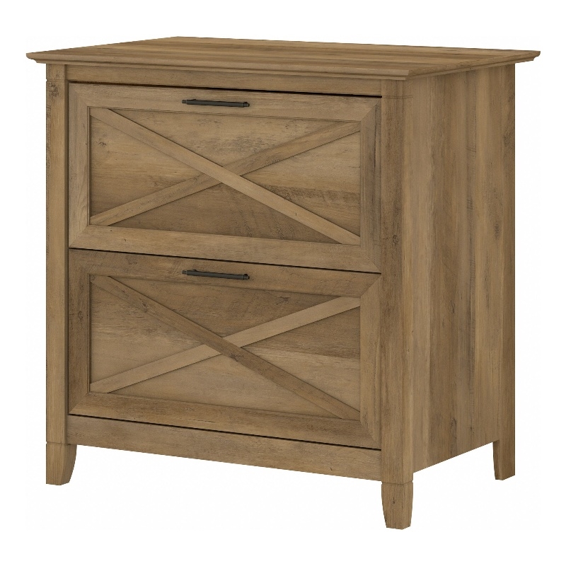 Key West 2 Drawer Lateral File Cabinet in Reclaimed Pine - Engineered Wood