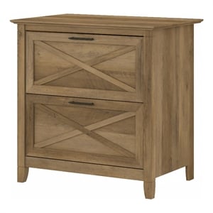 Key West 2 Drawer Lateral File Cabinet in Reclaimed Pine - Engineered Wood