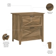 Key West 2 Drawer Lateral File Cabinet in Reclaimed Pine - Engineered Wood