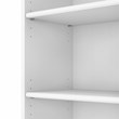 Fairview 5 Shelf Bookcase in Pure White and Shiplap Gray - Engineered Wood