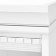 Fairview 5 Shelf Bookcase in Pure White and Shiplap Gray - Engineered Wood