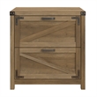 Bush Furniture Knoxville 2 Drawer Lateral File Cabinet in Reclaimed Pine