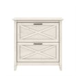 Key West 2 Drawer Lateral File Cabinet in Linen White Oak - Engineered Wood