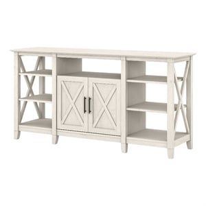 Key West Tall TV Stand for 65 Inch TV in Linen White Oak - Engineered Wood