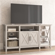 Key West Tall TV Stand for 65 Inch TV in Linen White Oak - Engineered Wood