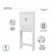 Bush Key West Engineered Wood Bathroom Vanity Set with Space Saver in White Ash