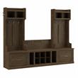 Woodland Entryway Storage Set with Drawers in Ash Brown - Engineered Wood