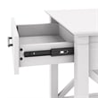 Key West End Table with Storage in Pure White Oak - Engineered Wood