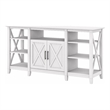 Key West Tall TV Stand for 65 Inch TV in Pure White Oak - Engineered Wood