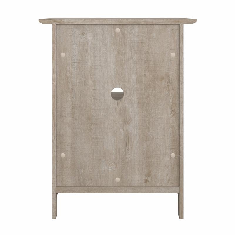 Key West Lateral File Cabinet with Shelf in Washed Gray - Engineered Wood