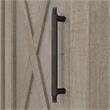 Key West End Table with Door in Washed Gray - Engineered Wood