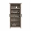 Key West Bathroom Storage Cabinet with Doors in Washed Gray - Engineered Wood