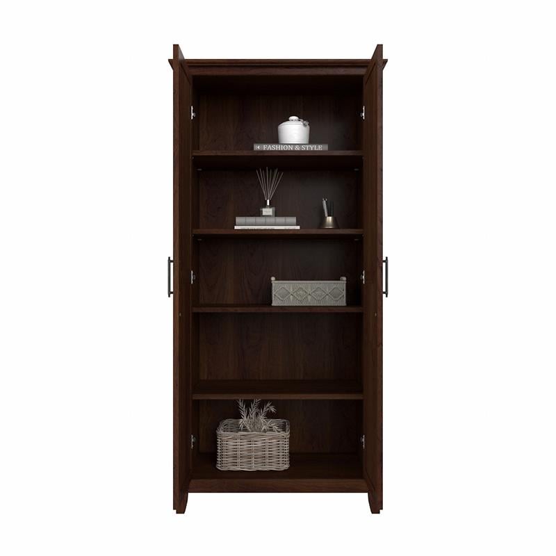 Key West Kitchen Pantry Cabinet in Cherry - Engineered Wood