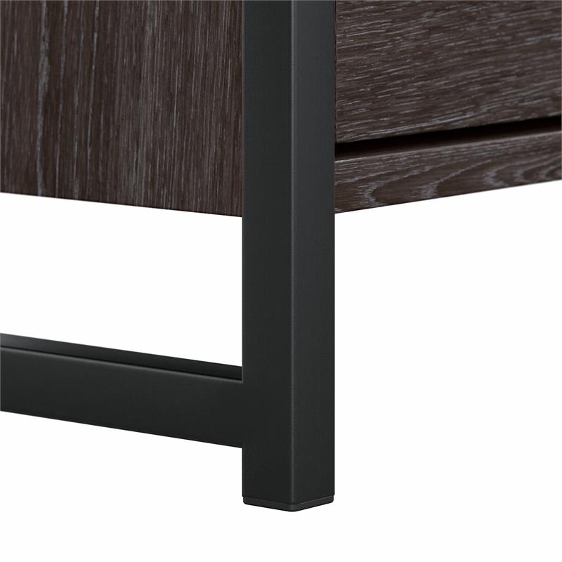 Atria 6 Drawer Dresser in Charcoal Gray - Engineered Wood