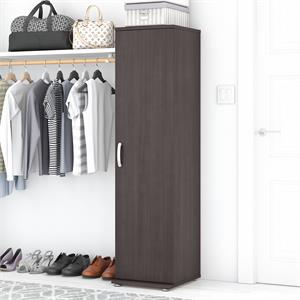 Universal Narrow Clothing Storage Cabinet in Storm Gray - Engineered Wood