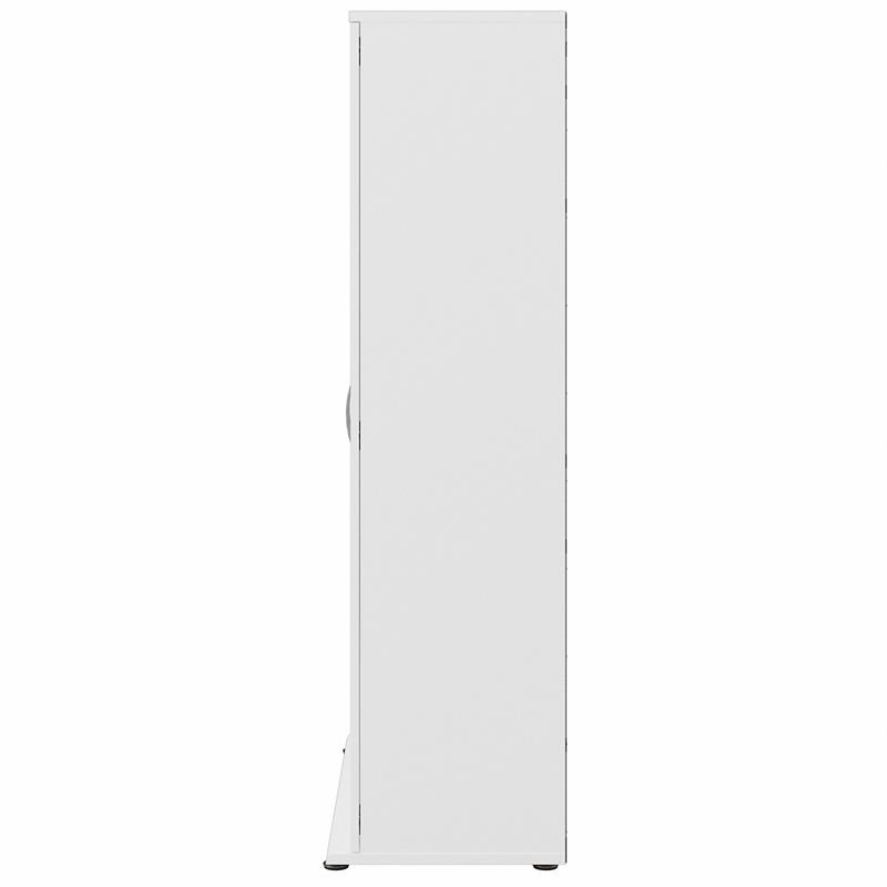 Universal Tall Garage Storage Cabinet in White - Engineered Wood