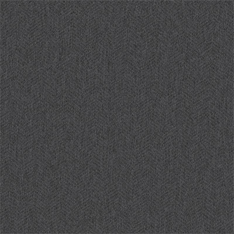 Coventry Accent Chair with Arms in Charcoal Gray Herringbone Fabric