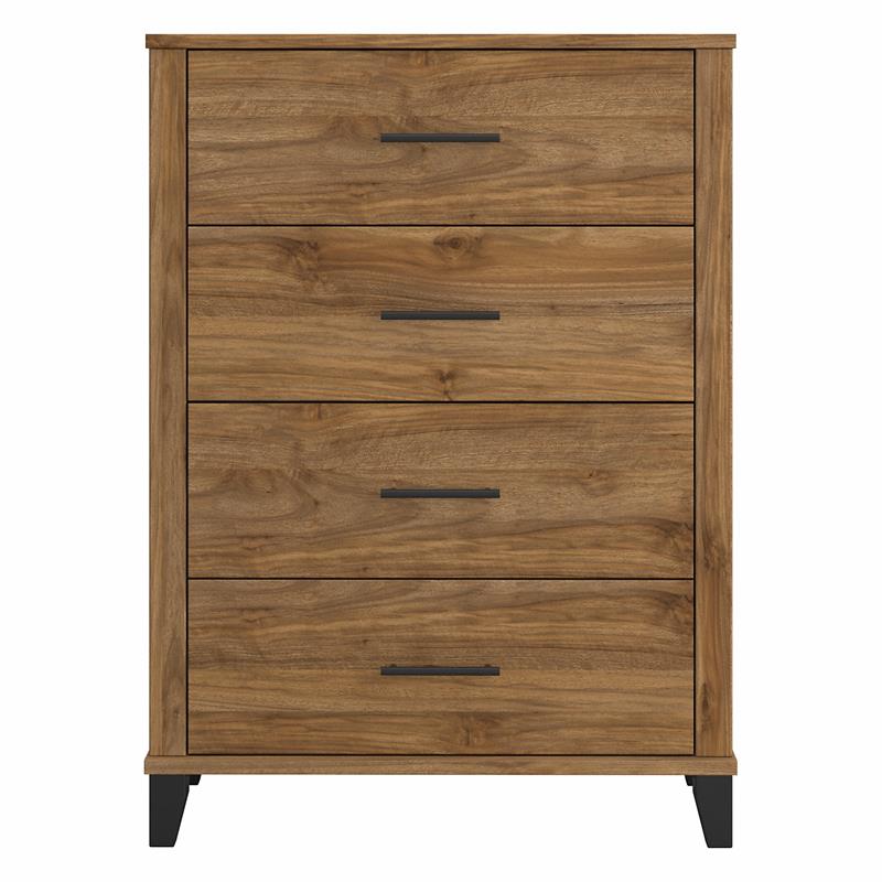Somerset Chest of Drawers in Fresh Walnut - Engineered Wood