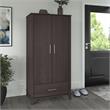 Somerset Tall Entryway Cabinet with Doors in Storm Gray - Engineered Wood