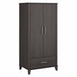 Somerset Tall Entryway Cabinet with Doors in Storm Gray - Engineered Wood