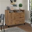 Somerset Tall Sideboard Buffet Cabinet in Fresh Walnut - Engineered Wood