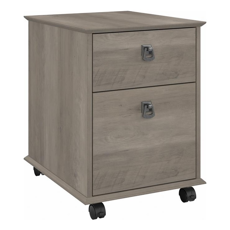 Bush Furniture Refinery Lateral File Cabinet, Black