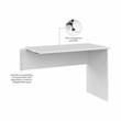 Cabot Desk Return in White - Engineered Wood