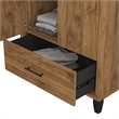 Somerset Tall Entryway Cabinet with Doors in Fresh Walnut - Engineered Wood