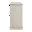 Bush Lennox Engineered Wood Lateral File Cabinet with Shelves in Linen White Oak