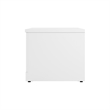 Hampton Heights 30W Shoe Bench in White - Engineered Wood
