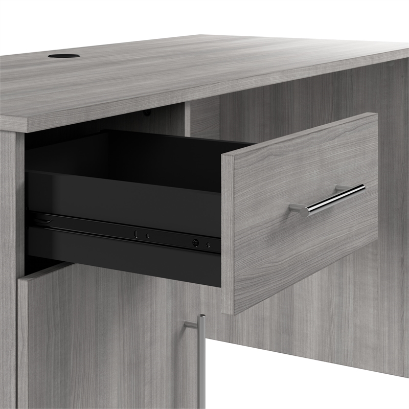 Somerset 54W Office Desk with Drawer and Storage Cabinet - Engineered Wood
