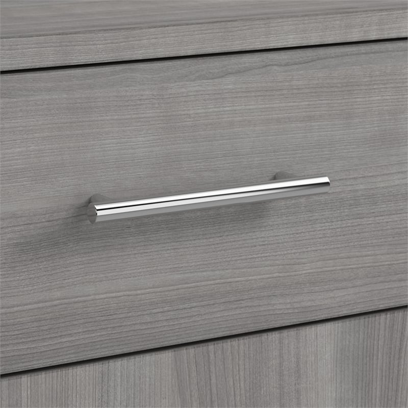 Somerset 54W Office Desk with Drawer and Storage Cabinet - Engineered Wood
