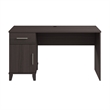 Somerset 54W Office Desk with Drawer and Storage Cabinet - Engineered Wood
