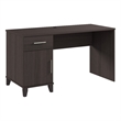 Somerset 54W Office Desk with Drawer and Storage Cabinet - Engineered Wood