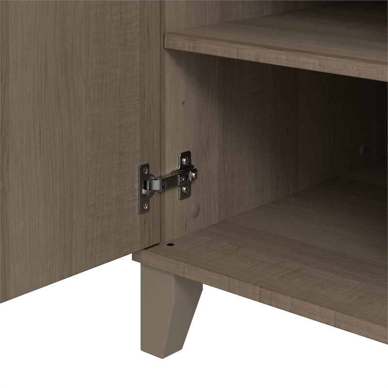 Somerset 54W Office Desk with Drawer and Storage Cabinet - Engineered Wood