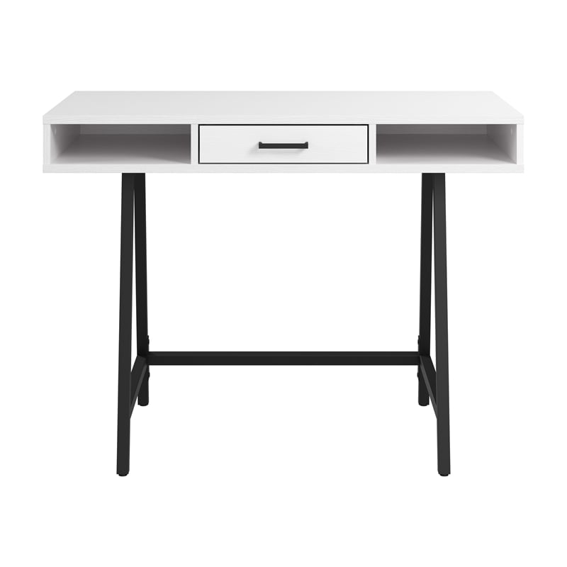Steele 40W Writing Desk in Pure White Oak by Bush Furniture - Engineered Wood