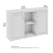 Fairview Accent Cabinet with Doors - Engineered Wood