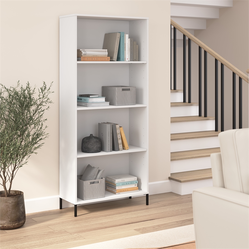 Essence 4 Shelf Bookcase - Engineered Wood