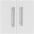 Somerset Small Storage Cabinet with Doors and Shelves in White - Engineered Wood