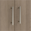 Somerset Tall Storage Cabinet with Doors in Ash Gray - Engineered Wood